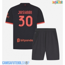 Camisa de time de futebol AC Milan Ardon Jashari #30 Replicas 3º Equipamento Infantil 2026-27 Manga Curta (+ Calças curtas)